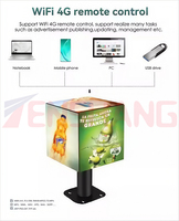 Schermo LED Cubo Quadrato Digitale Portatile Leggero ed Economico con Controllo App Gratuito - Vendita Diretta dalla Fabbrica