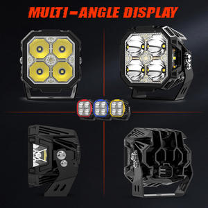 Meilleures lumières auxiliaires pour voiture <span class=keywords><strong>4x4</strong></span>, <span class=keywords><strong>cube</strong></span> rétroéclairé ambre, 3 pouces, projecteurs latéraux tout-terrain à LED pour Jeep Wrangler Rubicon, camions, pick-up - Product Image 6