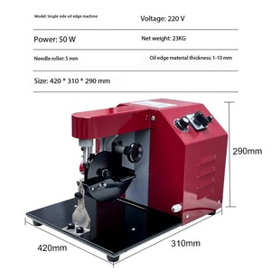 Machine de coloration et de peinture des bords de ceintures à une seule face pour sacs en cuir/portefeuilles/chaussures – Équipement de production haute efficacité - Product Image 4