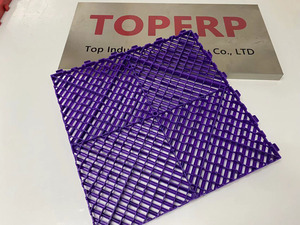 Carrelage de sol de garage extérieur portable 40*40*1.8cm haute résistance carreaux de sol à emboîtement en plastique anti-dérapant pour salle de lavage de voiture - Product Image 3