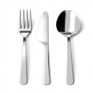 Juego de Cubiertos de Acero Inoxidable Ecológico de Diseño Moderno |   Cubiertos de Alta Calidad para Restaurantes, Hoteles, Cocinas Domésticas y Fiestas - Product Image 1