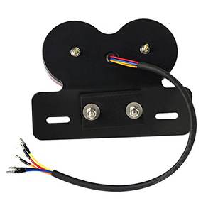 Luz Trasera Integrada con Luz de Posición, Freno y Direccional, Soporte para Placa de Matrícula para Motocicletas y Bicicletas de Calle - Product Image 5