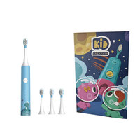 Cepillo de Dientes Eléctrico para Niños, IPX7, Levitación Magnética, Inalámbrico, Ultrasónico, Autolimpiante, Carga Inductiva, Cerdas Suaves
