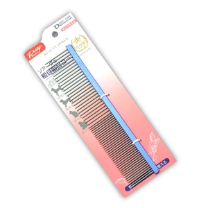 Precio de fábrica Baoli, peine de Aseo <span class=keywords><strong>para</strong></span> Caniches, peine de acero inoxidable <span class=keywords><strong>para</strong></span> peluquería de tamaño mediano, peine <span class=keywords><strong>para</strong></span> mascotas <span class=keywords><strong>para</strong></span> <span class=keywords><strong>perros</strong></span> y gatos de pelo esponjoso - Product Image 6