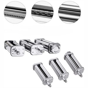 Accessoire pour machine à pâtes, rouleau à pâtes, coupe-pâtes, presse à nouilles, compatible avec les mélangeurs sur socle <span class=keywords><strong>KitchenAid</strong></span> pour les feuilles de pâtes - Product Image 2