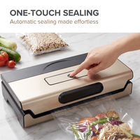 Machine d'emballage sous vide entièrement automatique à haute exposition avec contrôle numérique et forte aspiration pour sceller les aliments