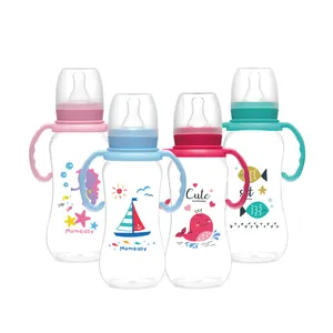 MOQ One Carton factory directly Best Selling Baby 240ml/8oz Standard PP Feeding Bottle BAP free