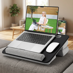 CYKE Adjustable Portable Foldable Wood <b>Laptop</b> <b>Desk</b> with Convertible Design and Wall Mount <b>for</b> Home Use Dormitory Bed Study - Product Image 4