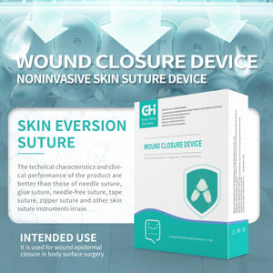 Fabrika doğrudan tedarik Zip dikiş tek paket tıbbi yara cilt kapatma cihazı cerrahi dikişler yara bakımı - Product Image 5