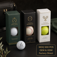 Cajas de Embalaje de Cartón Personalizadas para Pelotas de Golf, Béisbol y Tenis