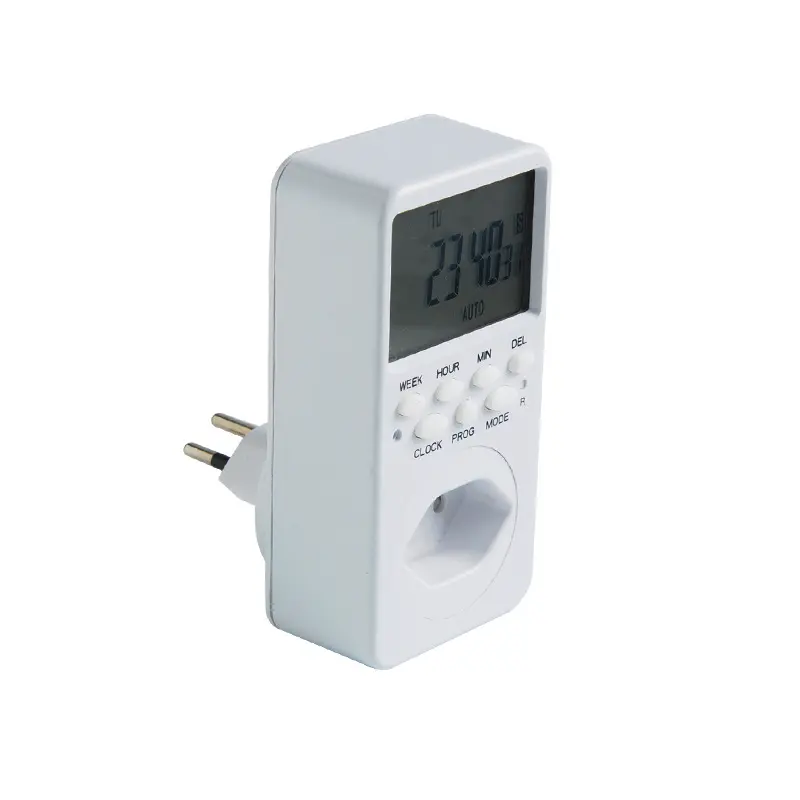 Electronic Digital Timer Switch The Swiss Plug Kitchen Timer Outlet 7 Day 12/24 Hour Programmable Timing Socket