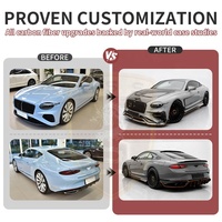Body Kit Gaya MSY Karbon Kering untuk Bentley Continental GT 2025: Lip Depan, Side Skirt, Diffuser Belakang, Spoiler Wing, Ventilasi Udara, Trim