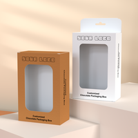 Cajas de Regalo de Chocolate con Envoltorio Personalizado para Barras de Proteína y Energía, Caja de Embalaje Ecológica para Barras de Chocolate