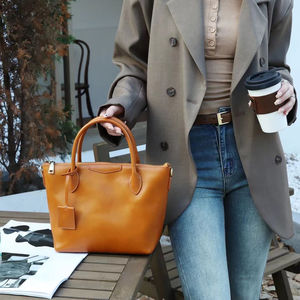Bolsos de Mano AndoBag para Mujer, Cuero Vacuno Genuino, Estilo Retro, Gran Capacidad, Bolso Bandolera, Bolso de Mano para Viajar al Trabajo, 9902 - Product Image 5
