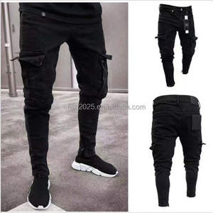 Iants 2025 hommes classique mince petit ami jean taille haute résistant à l'usure pantalons décontractés pour quotidien comt lavable printemps - Product Image 6