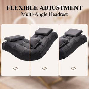 Verstellbare Goldene Metallrahmen-Schönheitsliege mit Samtbezug, Wimpernliege im Modernen Design, <span class=keywords><strong>Spa</strong></span>-Salon-Pflege-Massagetisch - Product Image 6