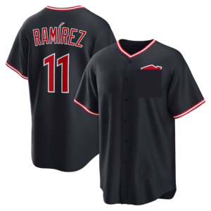 Jersey de Béisbol Cleveland 2026 para Hombre al por Mayor, Número 11 # José Ramírez 23 # Bo Naylor 38 # Jersey de jugador limitado de Steven Kwan Stitched Home - Product Image 6