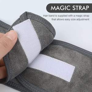 عصابة رأس فيلكرو للعناية بجمال المرأة في السبا والعناية بالبشرة، مصنوعة من قماش ناعم بتصميم عصري - Product Image 5