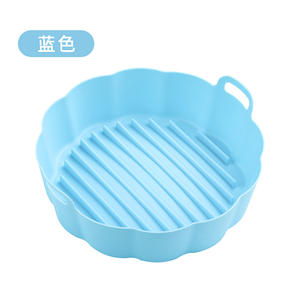 Moules à pâtisserie réutilisables en silicone de qualité alimentaire et revêtements de friteuse à air-Résistance aux hautes températures allant au micro-ondes et au four - Product Image 5