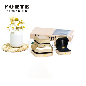 FORTE Custom Logo Simple Plastic Jewelry <strong>Box</strong> for Earrings Rings <strong>Bracelet</strong> Bangle Set-Wedding Pendant <strong>Bracelet</strong> Jewellery Packing - Product Image 5