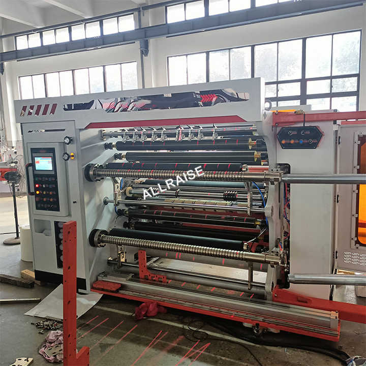 Automatic Digital Plastic Paper PVE PE OPP Slitting Machine