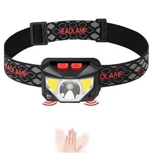 Nuova Torcia Frontale a LED Ricaricabile USB Impermeabile <span class=keywords><strong>con</strong></span> <span class=keywords><strong>Sensore</strong></span> di Movimento - Product Image 3