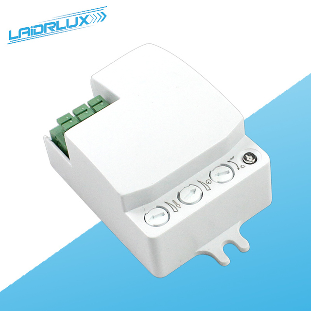 5.8GHz 360 Degree Adjustable Mini Inductive Light Switch Module AC220V Ceiling Wall Mount Radar Sensor Motion Position Sensors