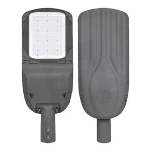Lampadaire LED G01Series gris foncé, profilé en forme de pattes de canard, avec capteur de mouvement - Product Image 1