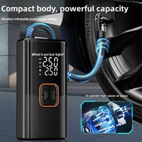 Coffret Cadeau Promotionnel Exclusif : Compresseur d'Air Sans Fil Portable pour Voiture, Gonfleur de Pneus Électrique Haute Pression 150 PSI avec Éclairage et Recharge