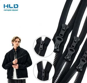 <span class=keywords><strong>Fermeture</strong></span> éclair en résine en forme de X avec <span class=keywords><strong>double</strong></span> tirette, glissement fluide pour vestes, sacs, bagages et projets de couture - Product Image 1