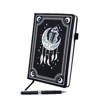 Carnet de style gothique européen, livre magique vintage, tarot pour fille, argenté laser, exquis, en stock transfrontalier, cadeau