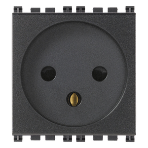 Presa Elettrica Sicury 2P+T 16A Standard Israeliano, Grigia, Altezza 5,3cm, Lunghezza 5,1cm, Larghezza 4,3cm - Product Image 1