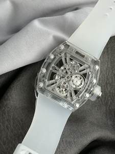 Billet d'entrée de prestige, personnalisation haut de gamme, montre en forme de baril, montre mécanique en cristal de qualité supérieure - Product Image 6