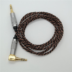 Cable de audio chapado en plata de 3,5 mm macho a macho de 8 hilos para uso en grabación de auriculares de coche - Product Image 3