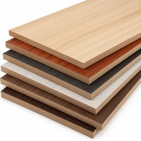 Panneau MDF mélaminé 3-25 mm 1220x2440 mm, panneau de fibres à haute densité pour armoires de cuisine haut de gamme et décoration intérieure