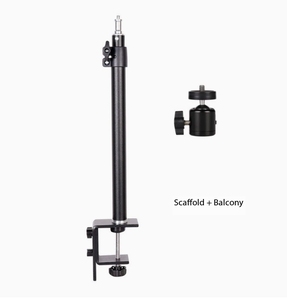 Support de tablette de bureau confortable DFV00 pour studio vidéo/photo, type extension, pince de table en métal de type C, réglable, pour éclairage hivernal - Product Image 5