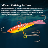 Aotuo Leurre dur métallique VIB Crankbait 10g/15g pour la pêche sur glace, pour l'équilibre et la pêche au brochet - Direct Usine