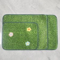Tapis de jardin extérieur écologique en gazon artificiel pour chat et chien, tapis absorbant l'urine, tapis de jeu synthétique pour animaux de compagnie pour la cour