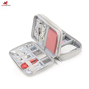 Sac de transport étanche à fermeture éclair pour accessoires électroniques, idéal pour câbles et chargeurs USB – Commande en gros RTS - Product Image 2