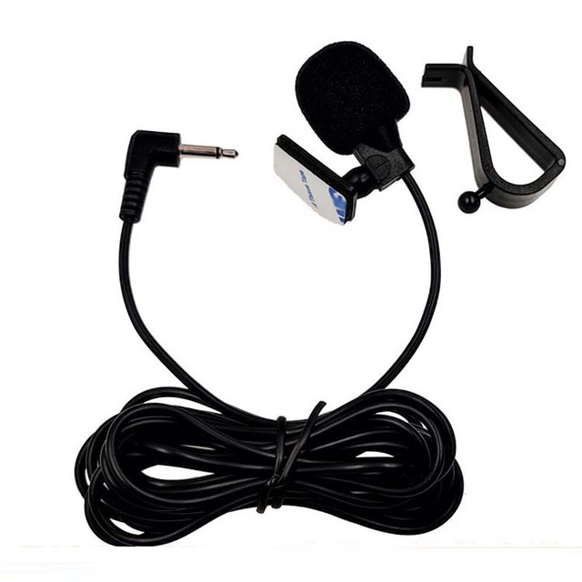 Professionals Car Audio Microphone 2.5/3.5 Clip Plug Mic Stereo Mini Wired External Microphone 2/3 Pole Mono for Auto DVD Radio