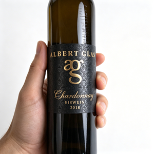 Etiquetas de Vino de Papel Kraft Blanco Elegante Polar, Etiquetas Autoadhesivas Personalizadas con Serigrafía UV y Relieve, con Personalización - Product Image 1