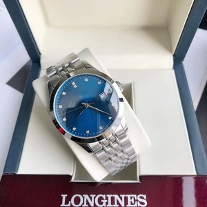 Reloj Mecánico Automático Deportivo de Lujo para Hombre, Caja de Acero Inoxidable, Esfera de Cristal de Zafiro, Correa de Cuero Vacuno, Resistente al Agua 20m - Product Image 2