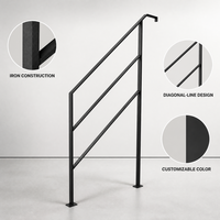 Fabricant de balustrades en fer forgé personnalisables, garde-corps architecturaux intérieurs en métal pour escaliers, fabrication d'acier