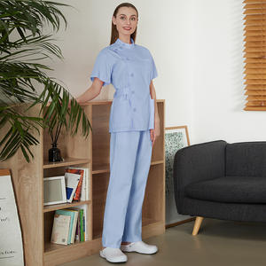 Uniforme de enfermera médica personalizado de alta calidad al por mayor Jogger Top Scrubs uniformes de hospital - Product Image 4