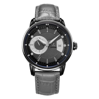 Montre homme automatique mécanique 3D personnalisée UTIME, nouveau design, verre acier inoxydable, résistance à l'eau 5 BAR, mouvement MIYOTA
