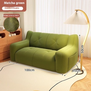 Ghế <span class=keywords><strong>sofa</strong></span> văng một chỗ ngồi, kiểu dáng châu Âu hiện đại, chất liệu vải màu kem, có chức năng ngả lưng, phù hợp với phòng khách, phòng ngủ của căn hộ nhỏ. - Product Image 6