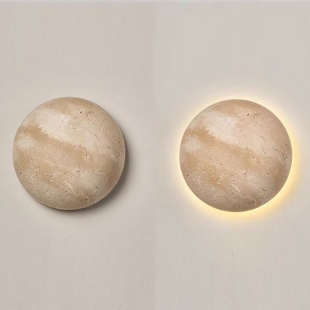 Modern Minimalist Wall Light Small Size 12cm 15cm Round Wall Lamp for Interior Hallway & Bedside Decoration