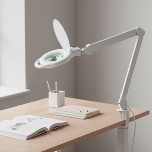 3 or 5 Diopter 9W 56PCS SMD LED Table <b>Clamp</b> Hot Sale Adjustable LED Magnifying Lamp Standing Beauty Salon Equipment Lash <b>Light</b> - Product Image 1