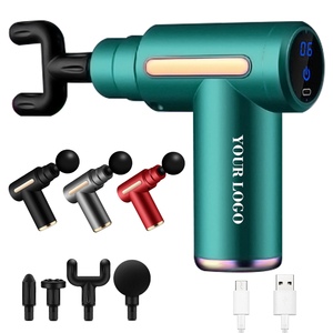Cordless Massage Gun With 5 Massage Heads USB Rechargeable 12 Speed Levels Brushless Motor Full Body Deep Tissue Therapy - Product Image 1