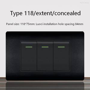 Brazilian Modern Touch Panel 10A Durable PC Wall Switch <b>Socket</b> Round Edge Lamp Electric Wall Switch Plate Cover - Product Image 5